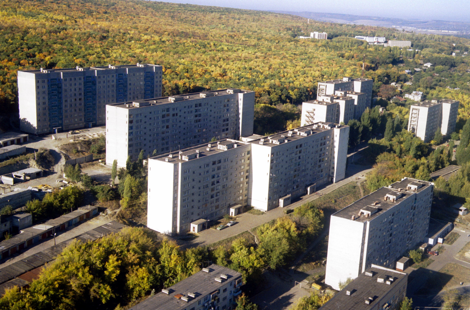 Вид сверху. Улицы Мира, Международная и Гвардейская | Фотографии старого  Саратова