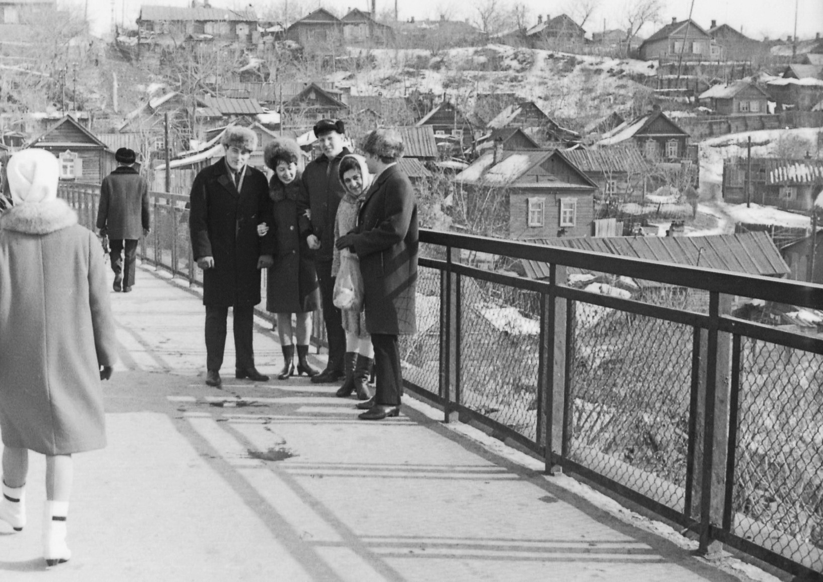 Мост пешеходный Глебучев овраг 1950