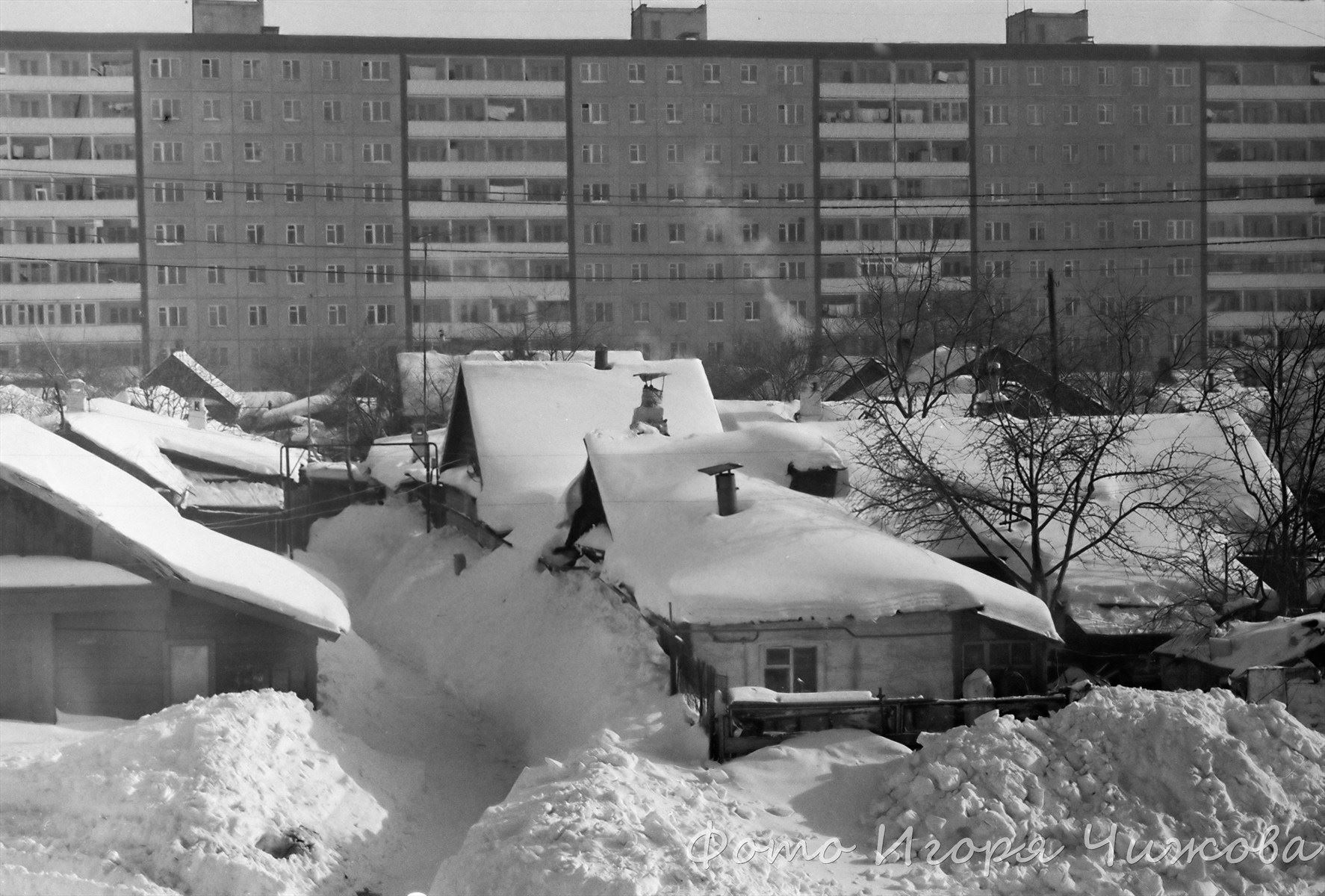 Вид из окна дома по Новоузенской, 58/76 | Фотографии старого Саратова