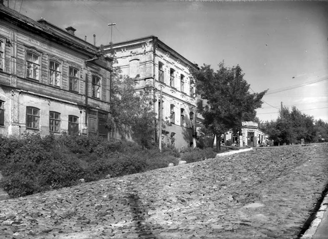 Бабушкин взвоз от Волги к ул. Чернышевского | Фотографии старого Саратова