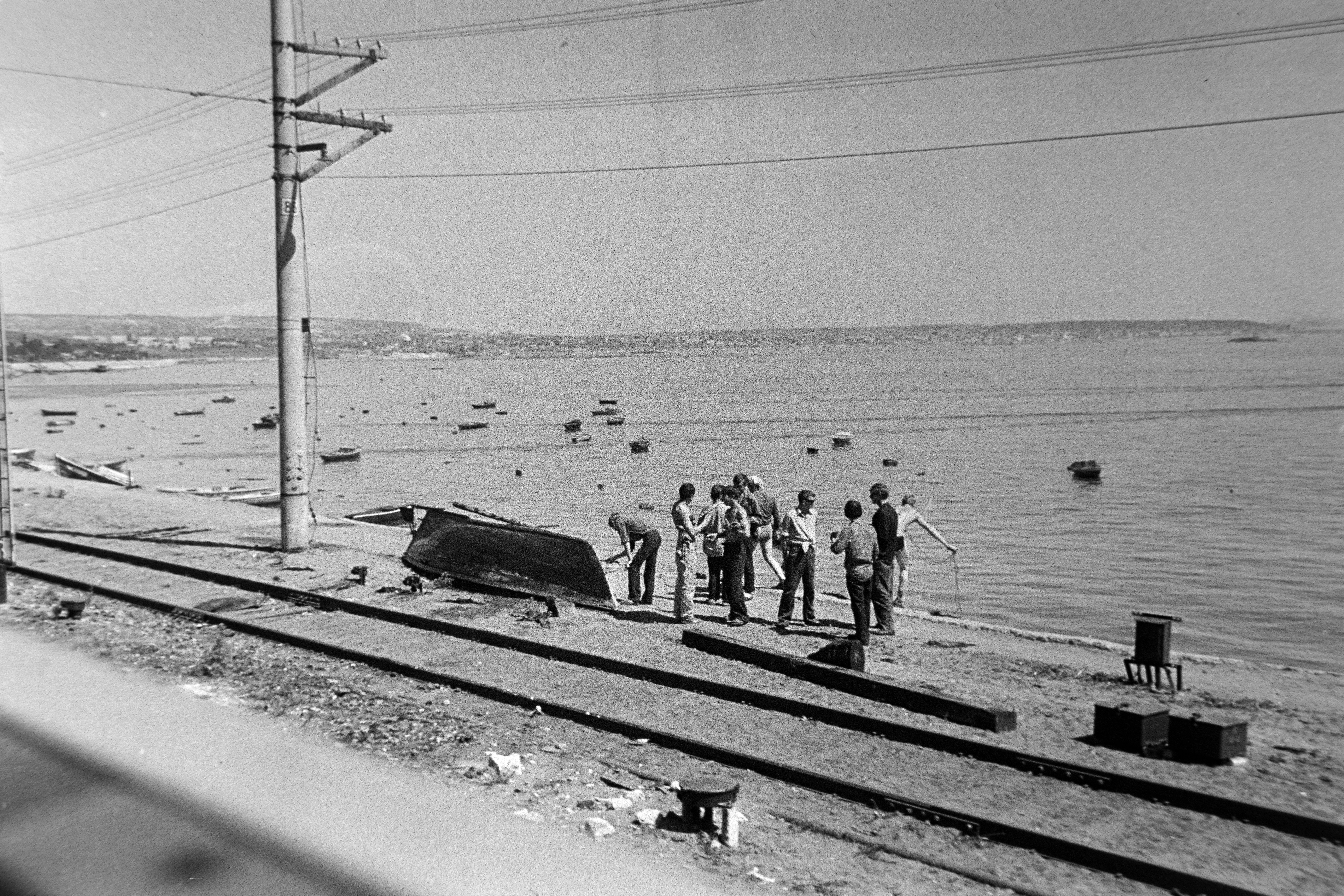 Вид на Волгу с поезда в районе Князевки | Фотографии старого Саратова