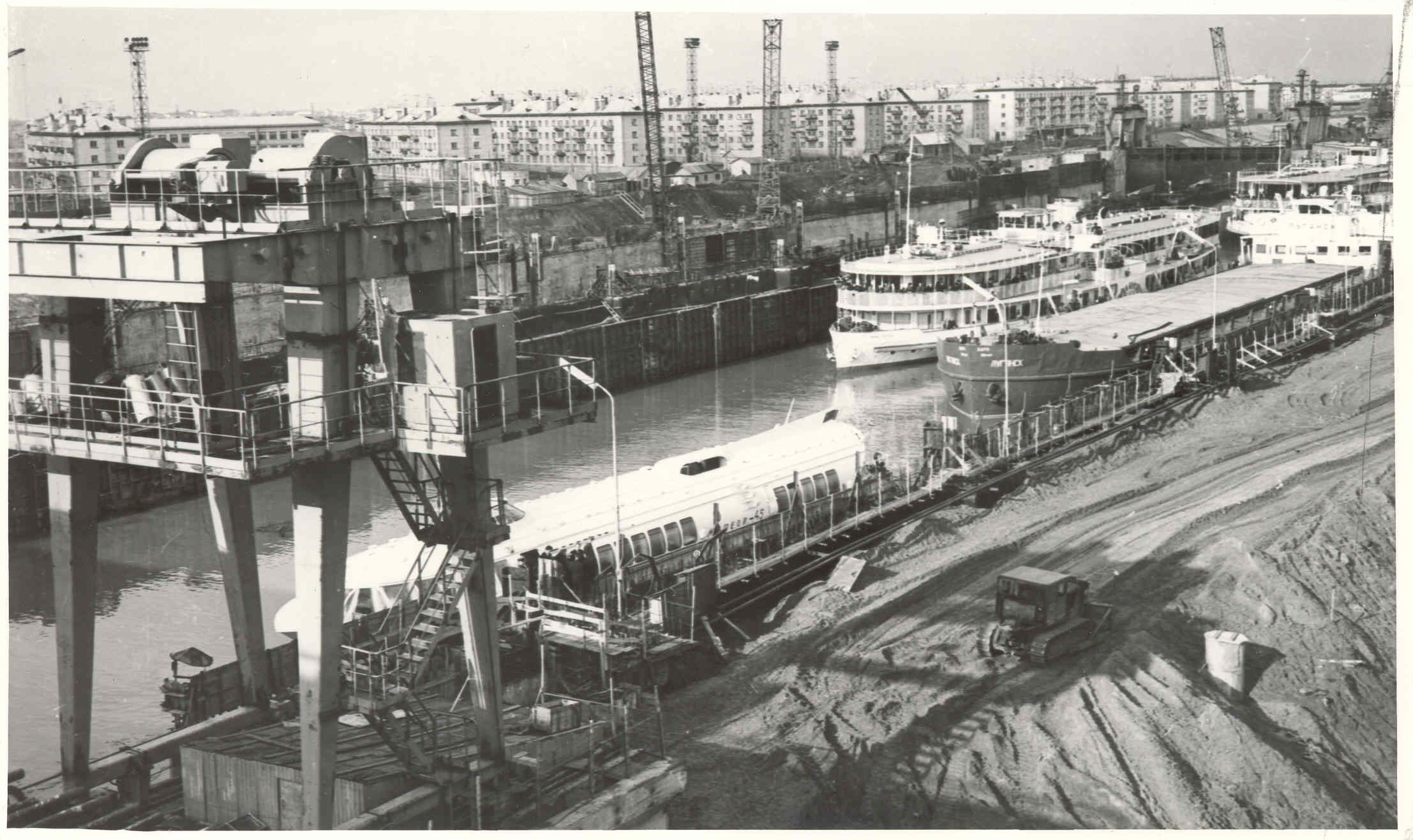Саратовская ГЭС 70 годы