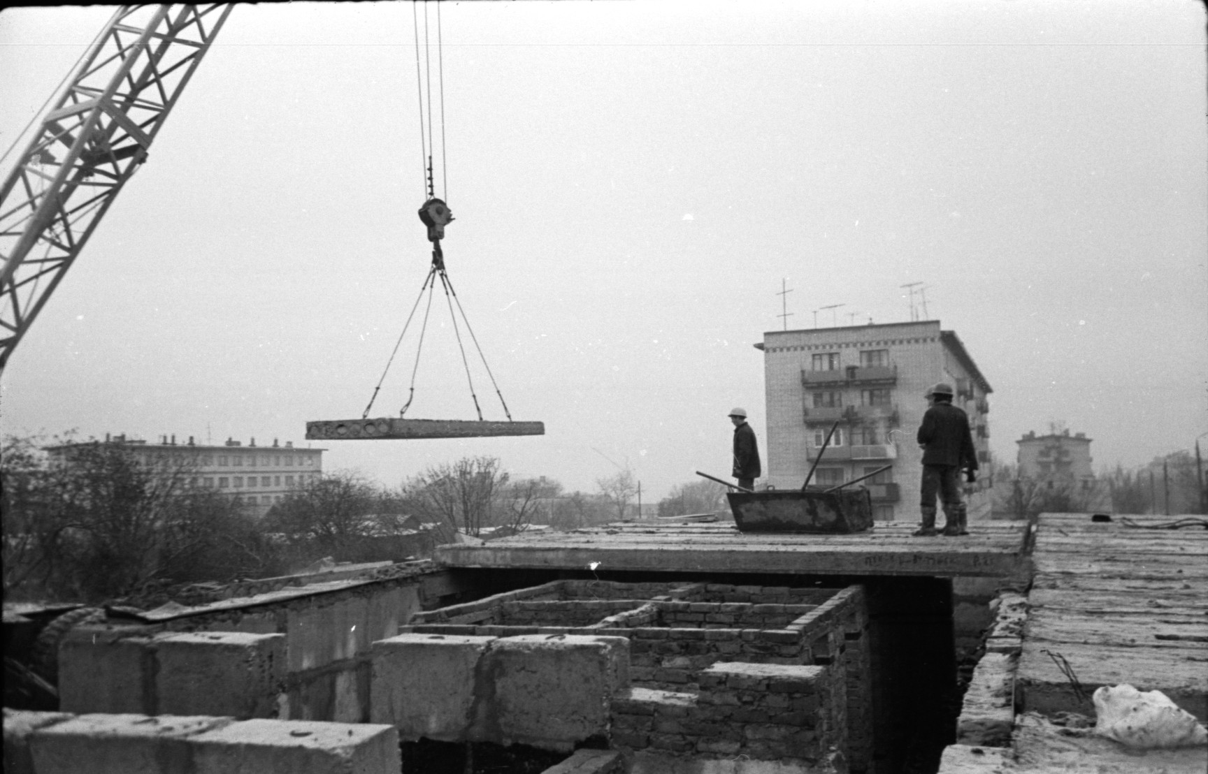 Вольск, строительство дома на улице Ленина, 182 | Фотографии старого  Саратова