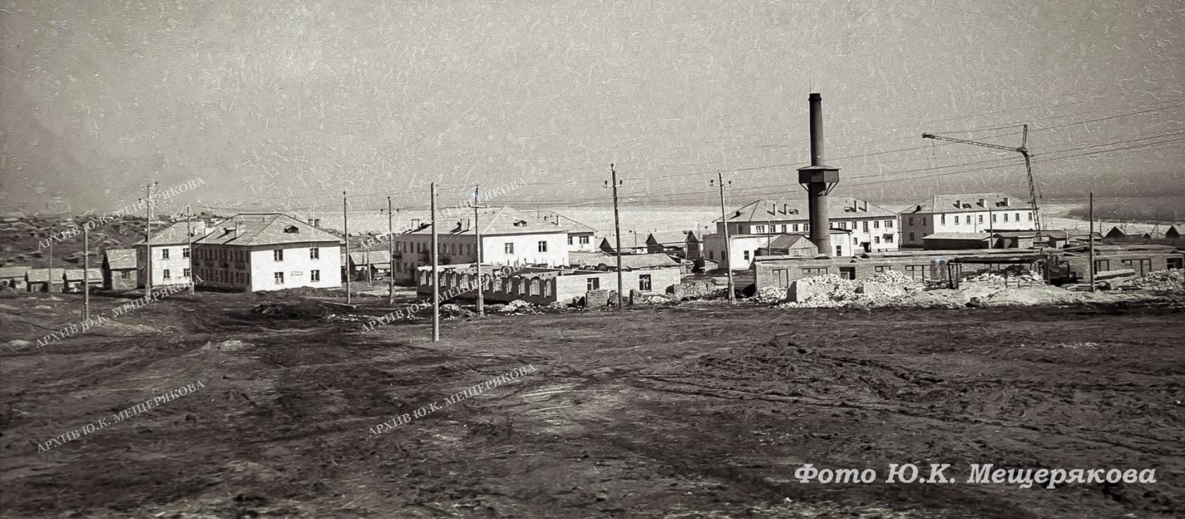 Вольск, поселок Новоселы, строительство домов | Фотографии старого Саратова