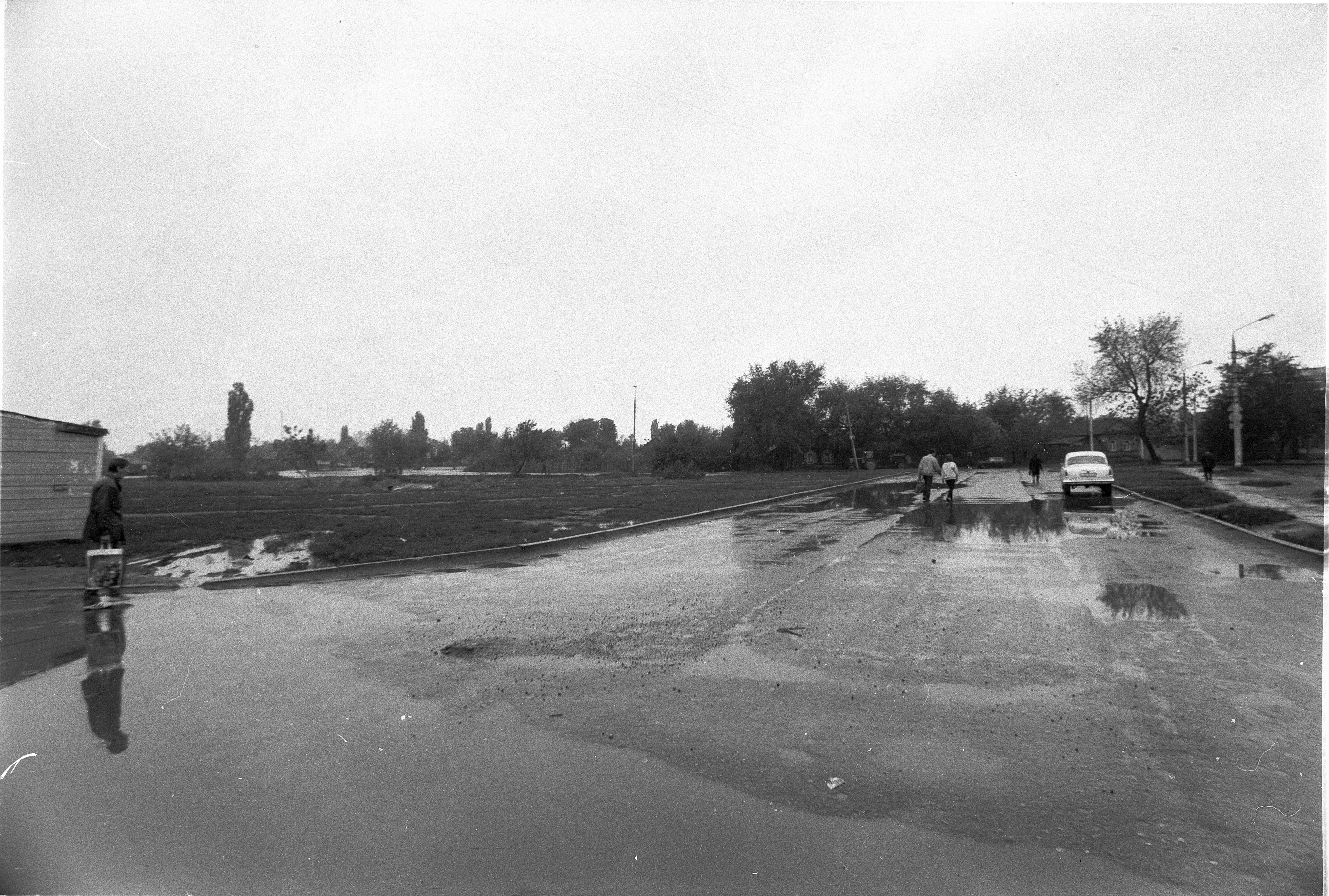 Энгельс. Улица Тельмана в сторону Горького | Фотографии старого Саратова