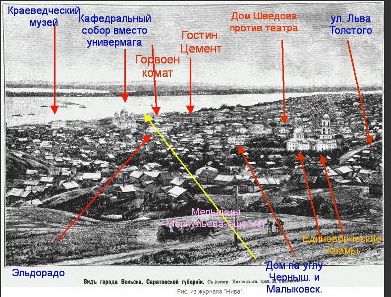 Карта г вольска